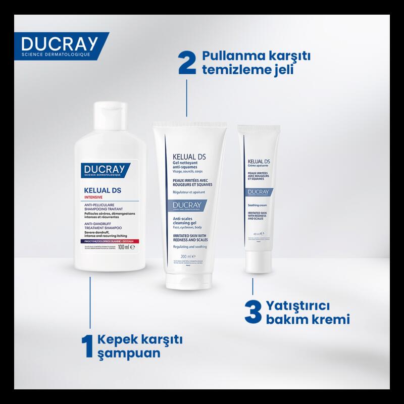 Kelual DS Intensive İnatçı, Yoğun ve Tekrarlayan Kepek Karşıtı Şampuan
