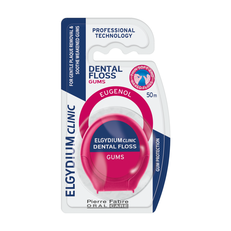 ELGYDIUM Clinic DentalFloss GUMS - конец за зъби при чувствителни венци