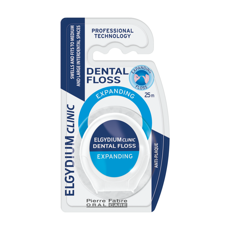 ELGYDIUM Clinic White Expanding - Οδοντικό νήμα