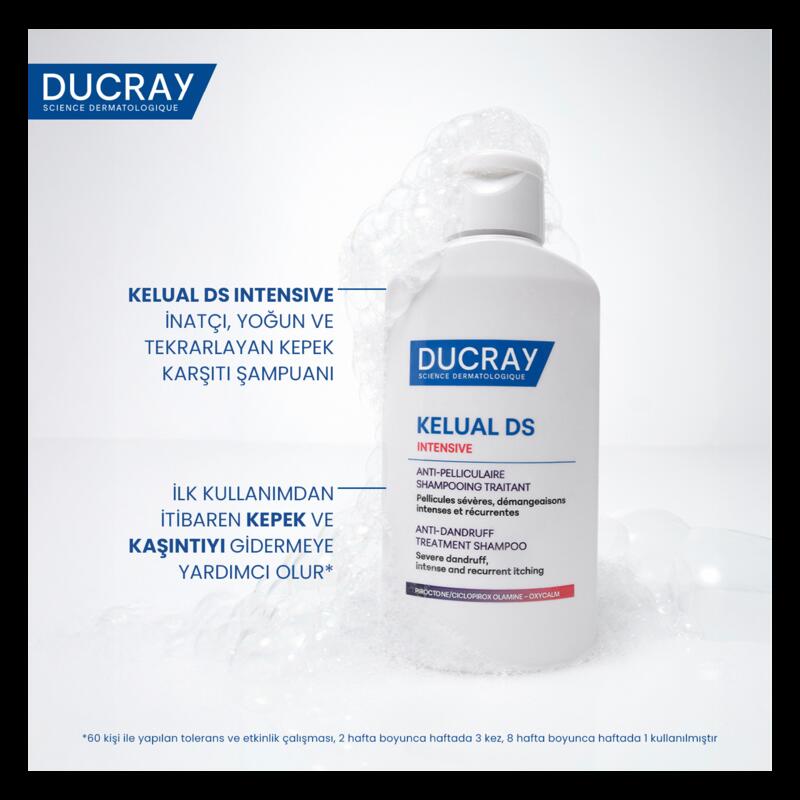 Kelual DS Intensive İnatçı, Yoğun ve Tekrarlayan Kepek Karşıtı Şampuan