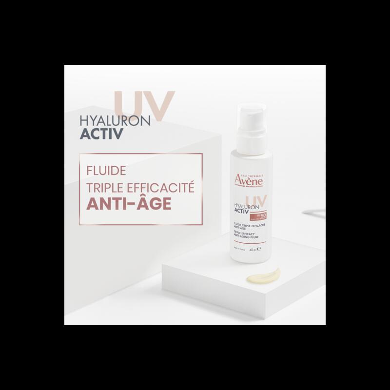 HYALURON ACTIV UV - Fluide Triple Efficacité Anti-Âge SPF50