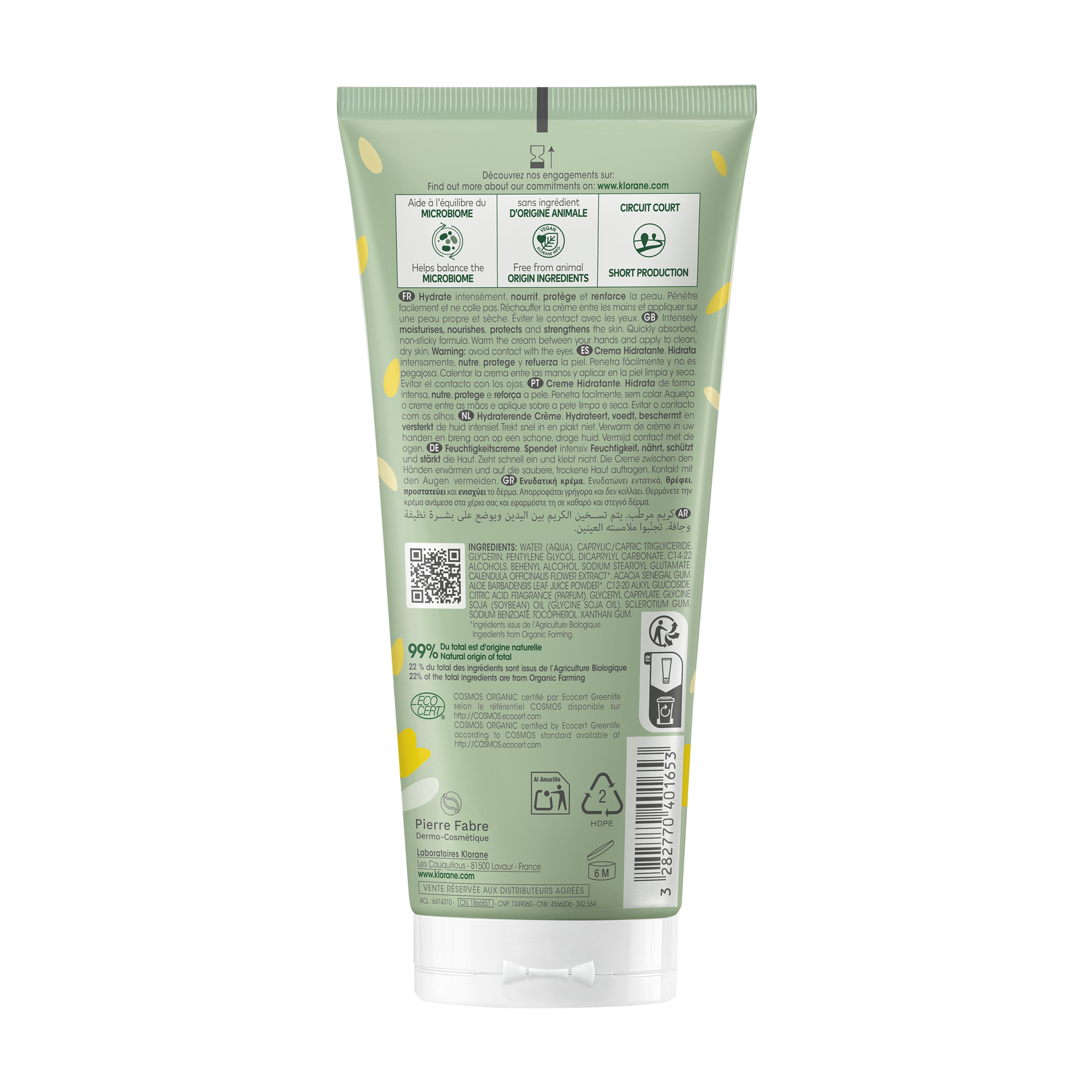 Organic certified Moisturising Cream