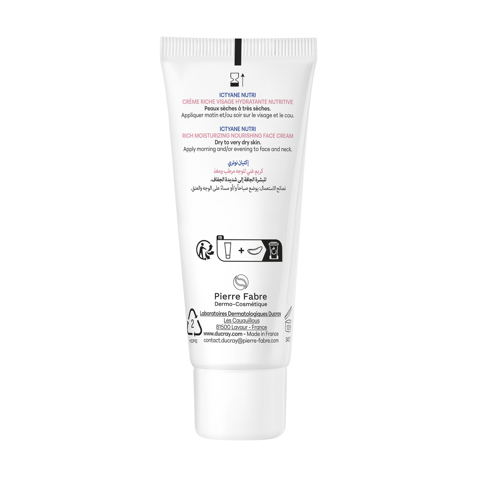 Crème riche visage hydratante nutritive