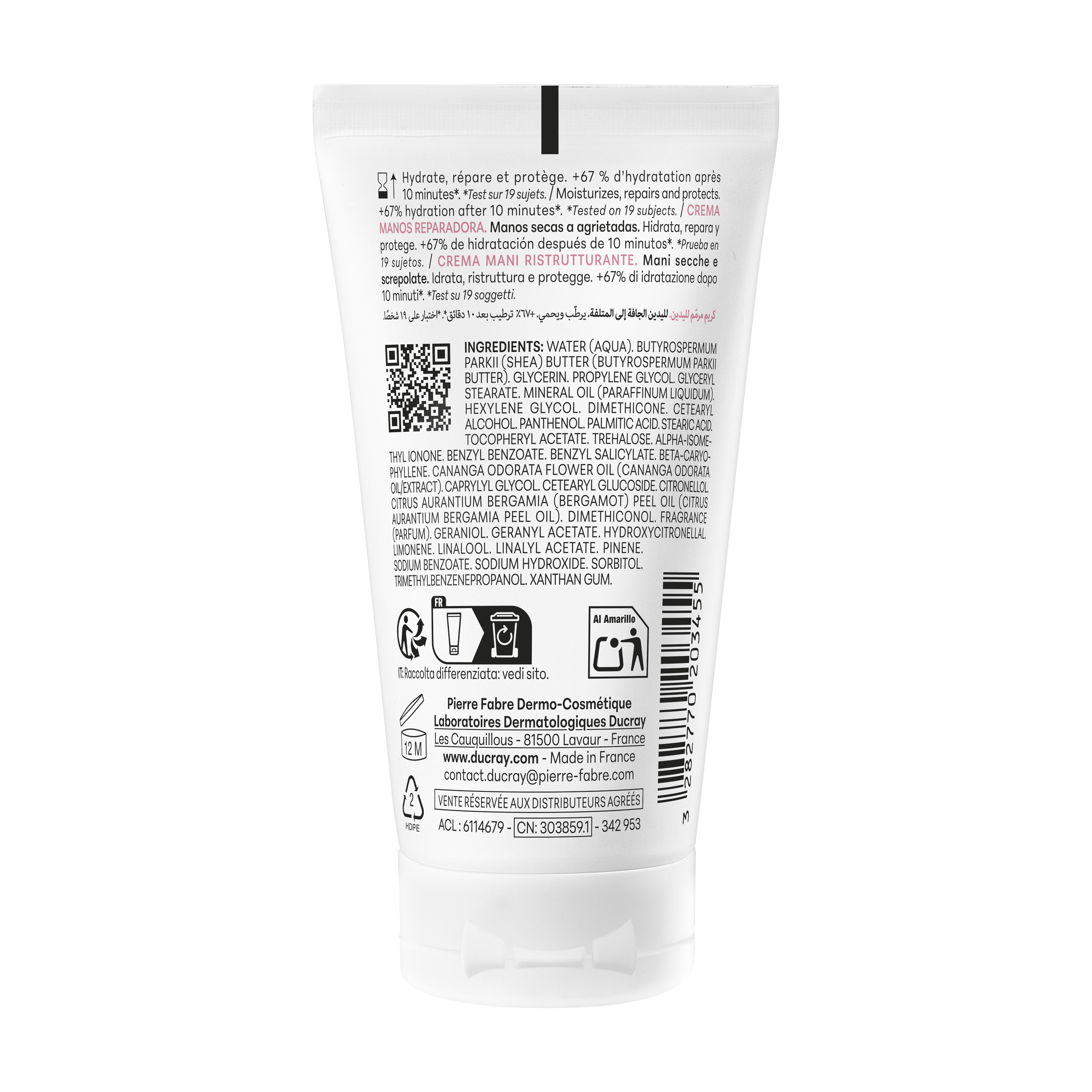 Crème mains réparatrice