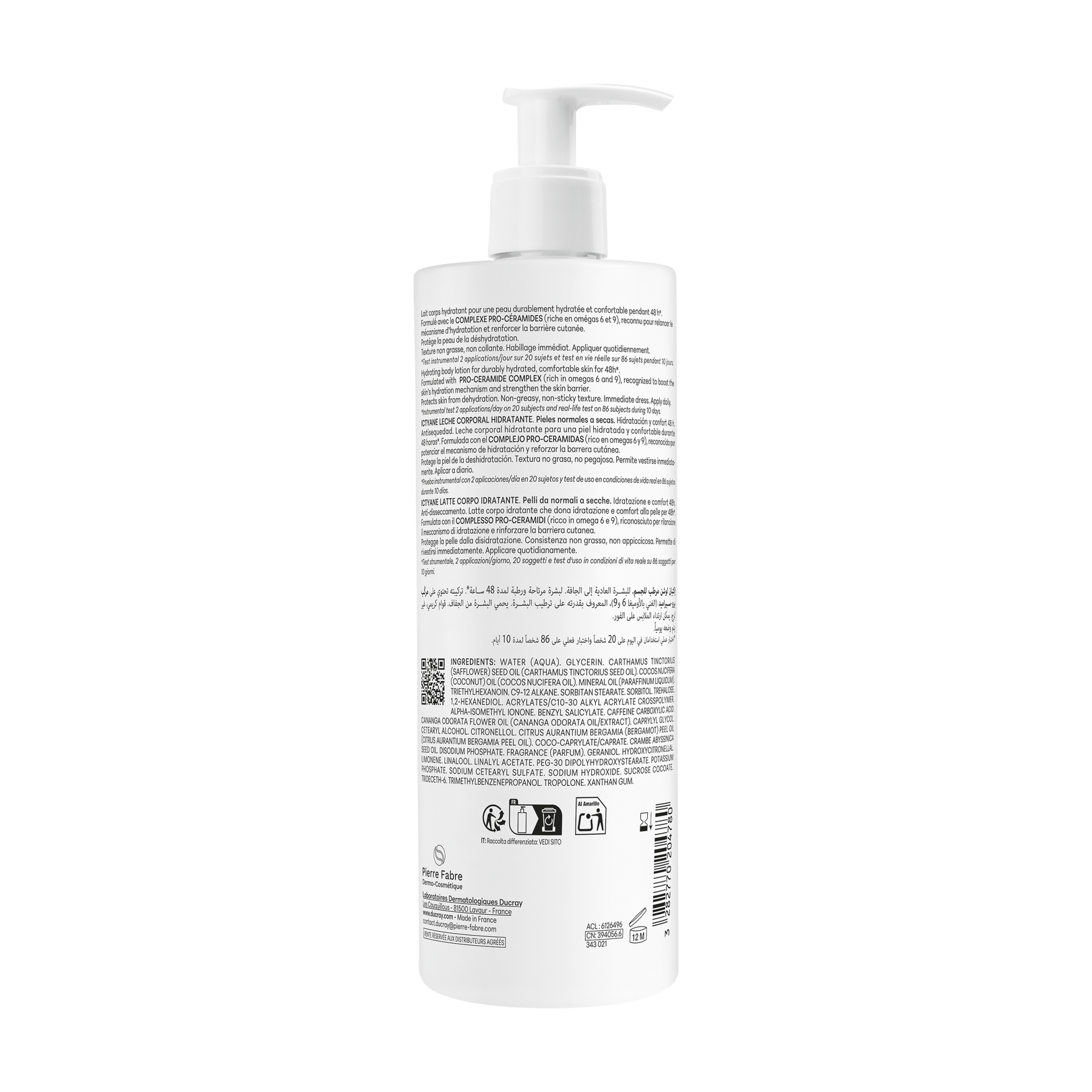 Lait corps hydratant 