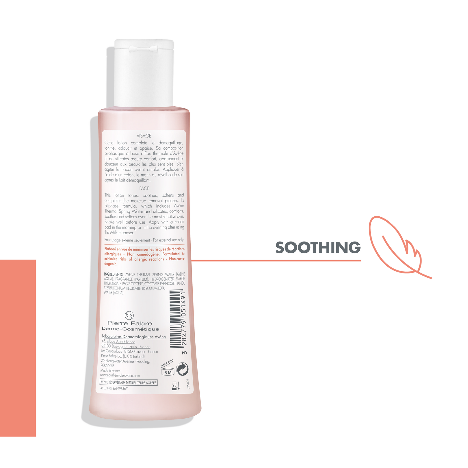 Avene gentle shop toning lotion