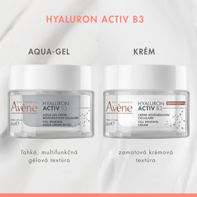 Aqua-gél krém pre obnovu buniek