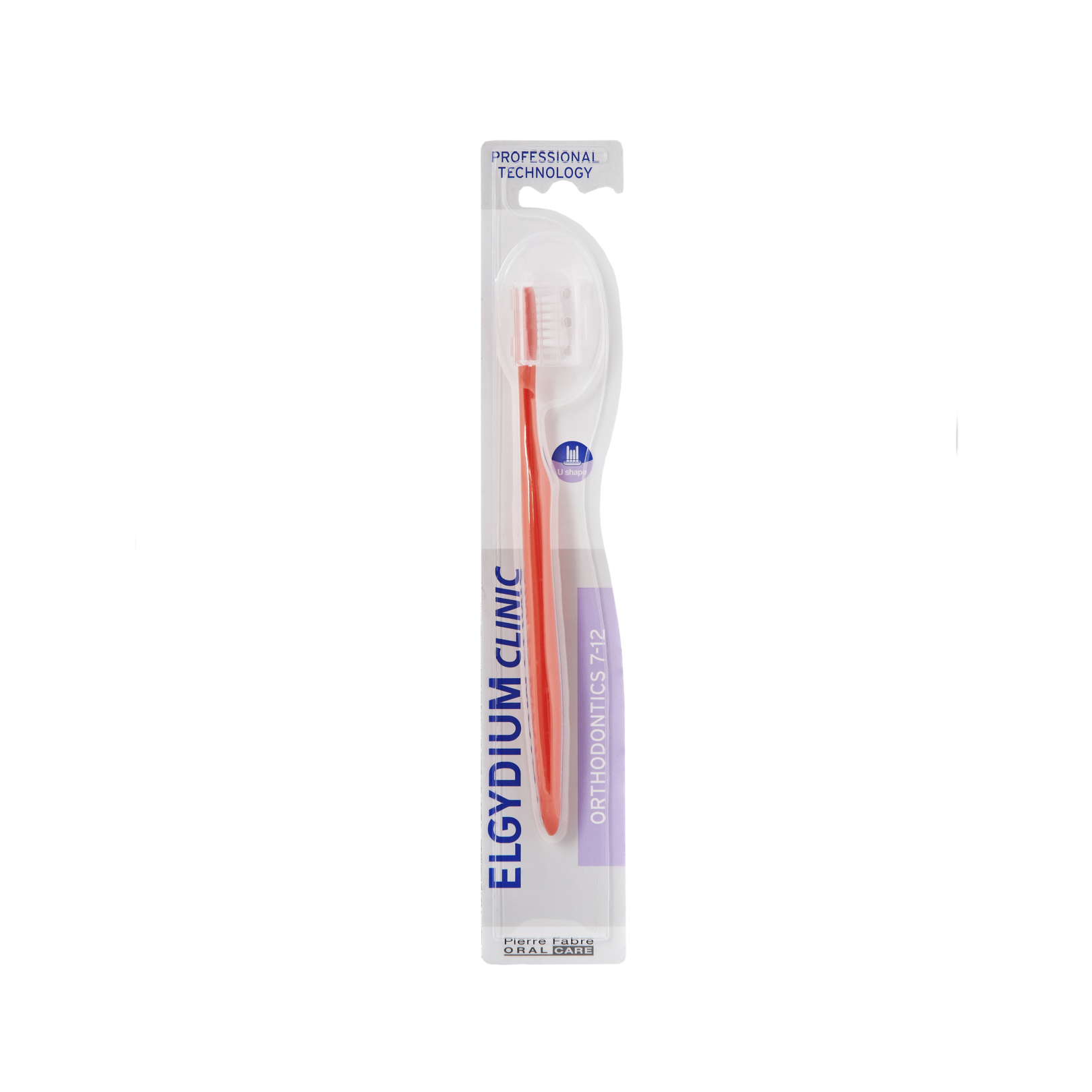 ELGYDIUM Clinic Orthodontie 7/12 ans - brosse à dents orthodontique