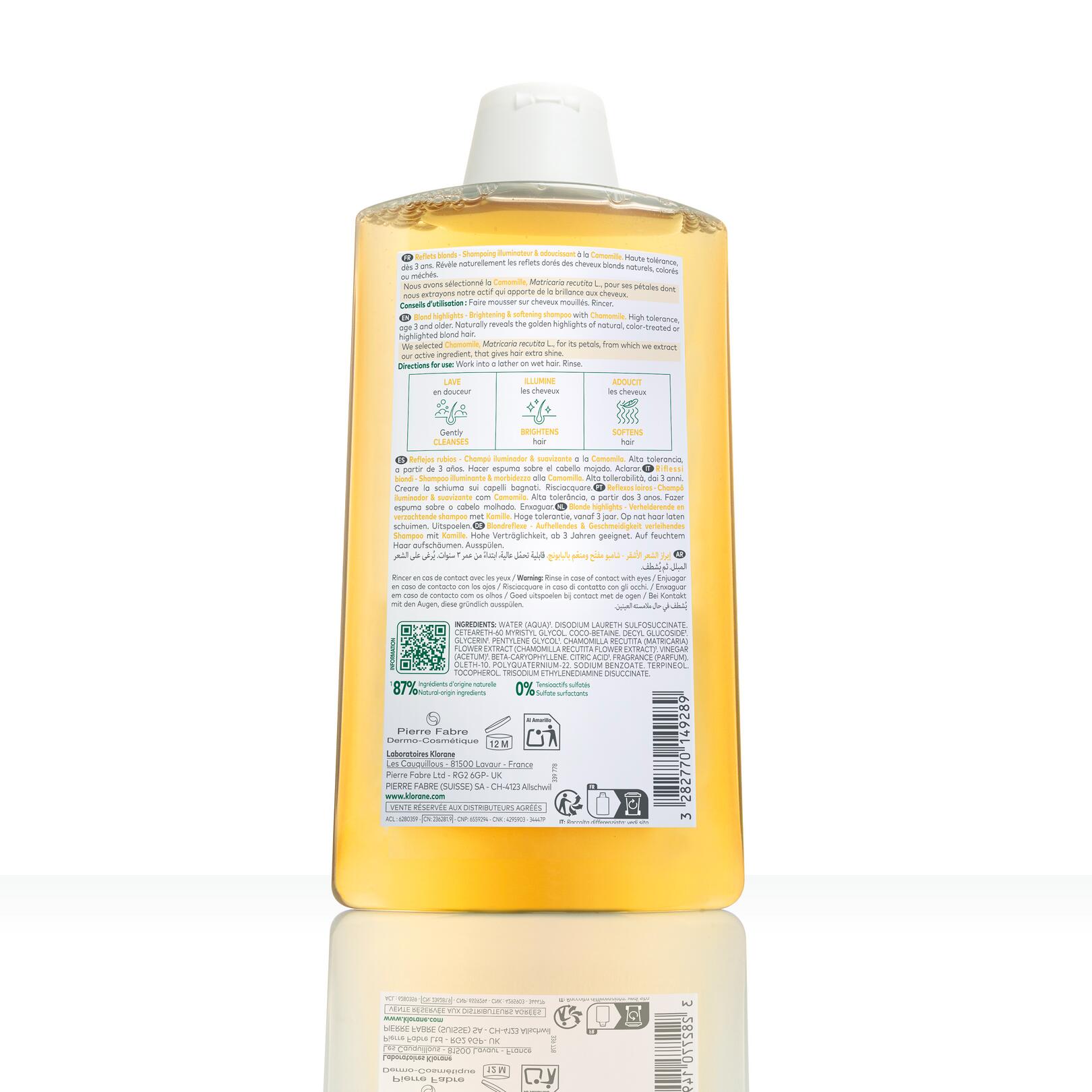 REFLETS BLONDS Shampoing illuminateur et adoucissant