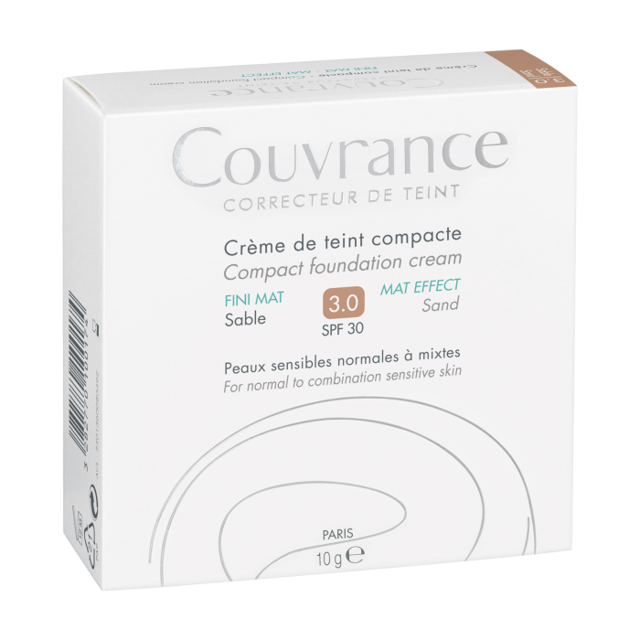 Couvrance Compact Make Up, Fini Mat Sable