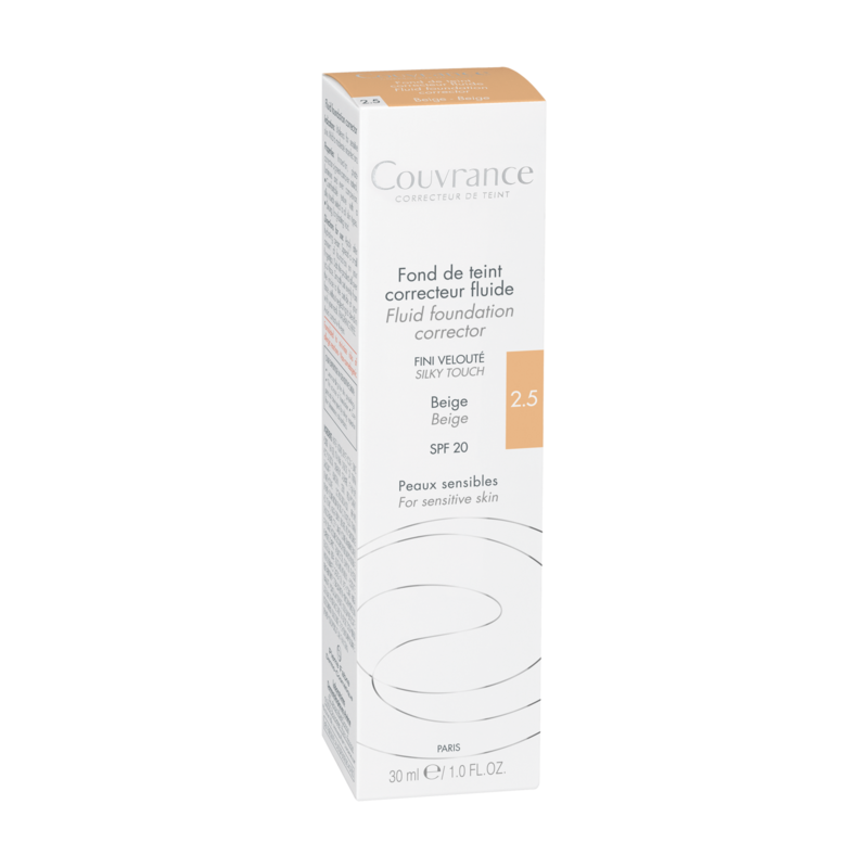 Couvrance Tekutý krycí make-up SPF 20 béžový Couvrance tekutý krycí make-up pre citlivú pleť béžový