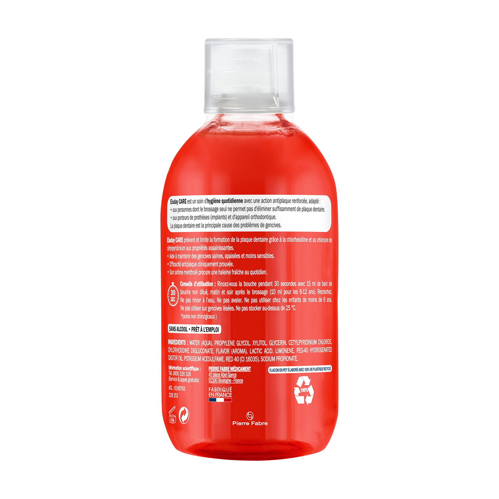 Eluday Care - bain de bouche quotidien antiplaque