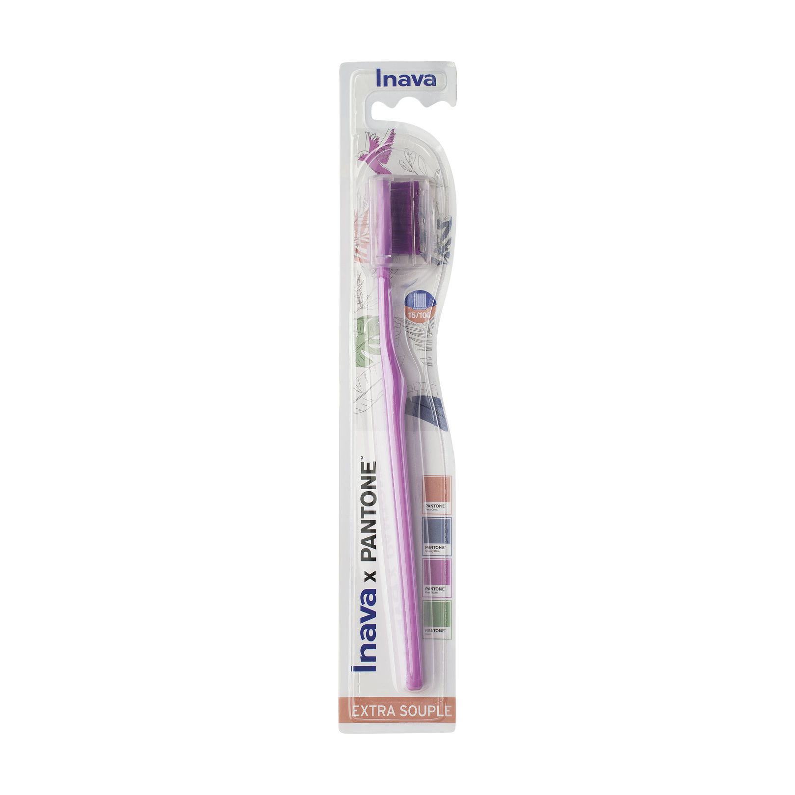 Inava x Pantone™ Collection 2023 - Brosse à dents extra souple