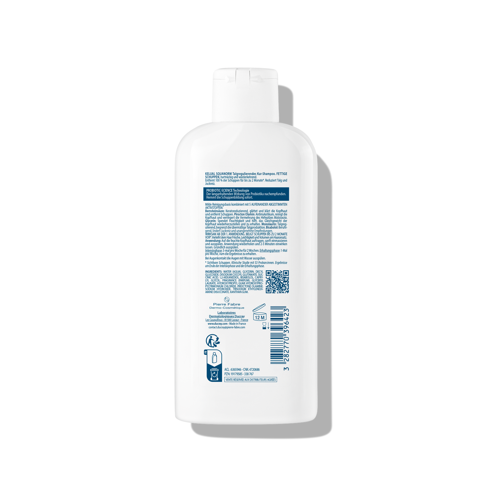 DUCRAY - KELUAL SQUANORM Kur-Shampoo Fettige Schuppen