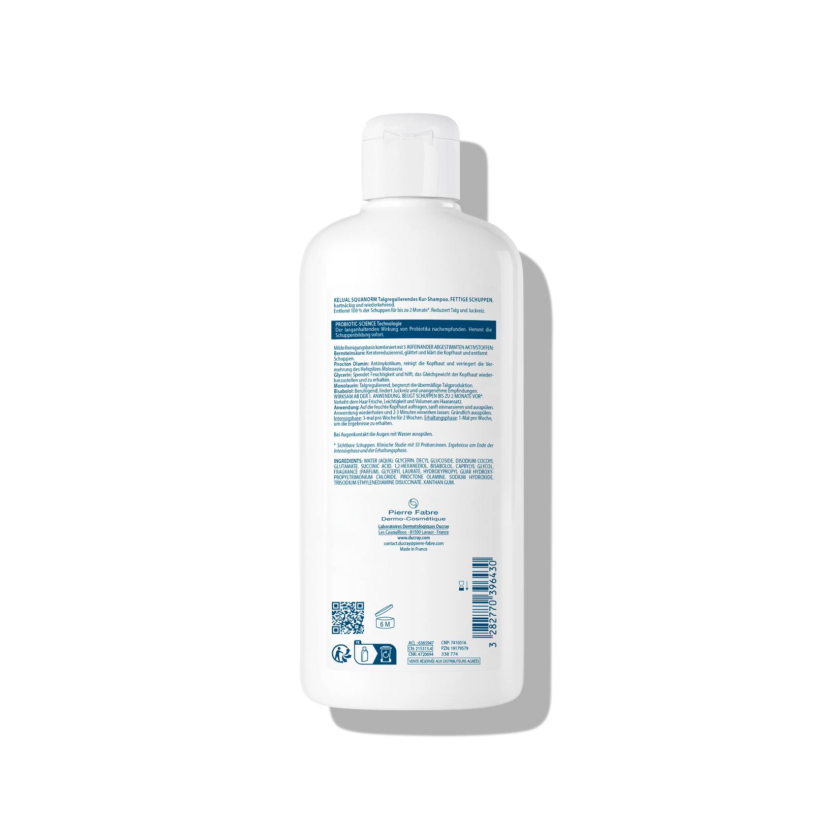 DUCRAY - KELUAL SQUANORM Kur-Shampoo Fettige Schuppen