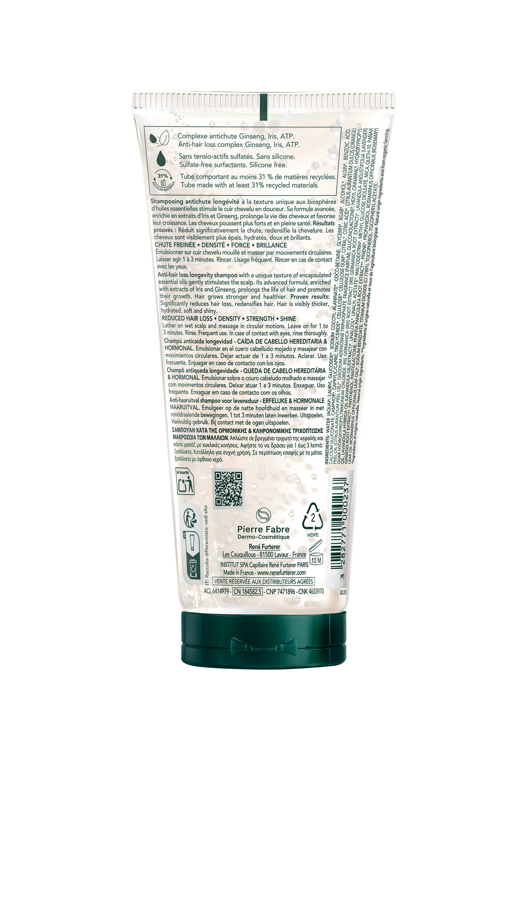 Shampooing Antichute Longévité