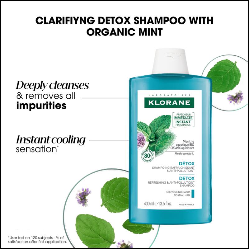 Detox Shampoo with Organic Mint - All hair types