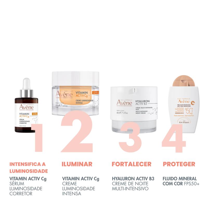 Creme luminosidade intensa