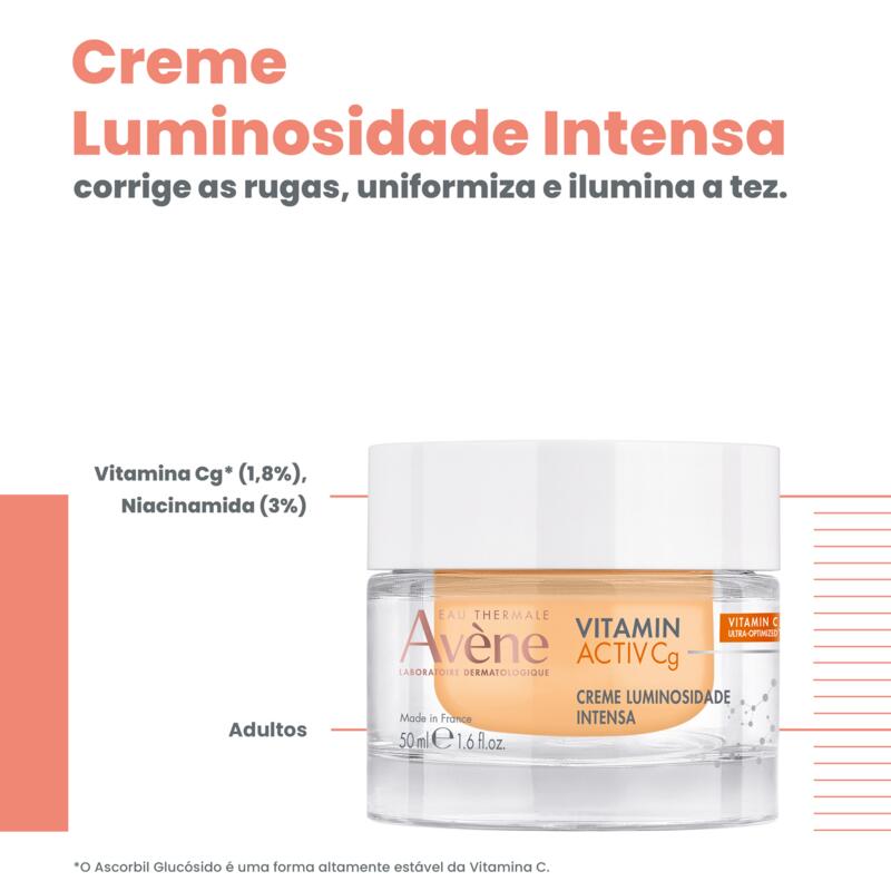 Creme luminosidade intensa