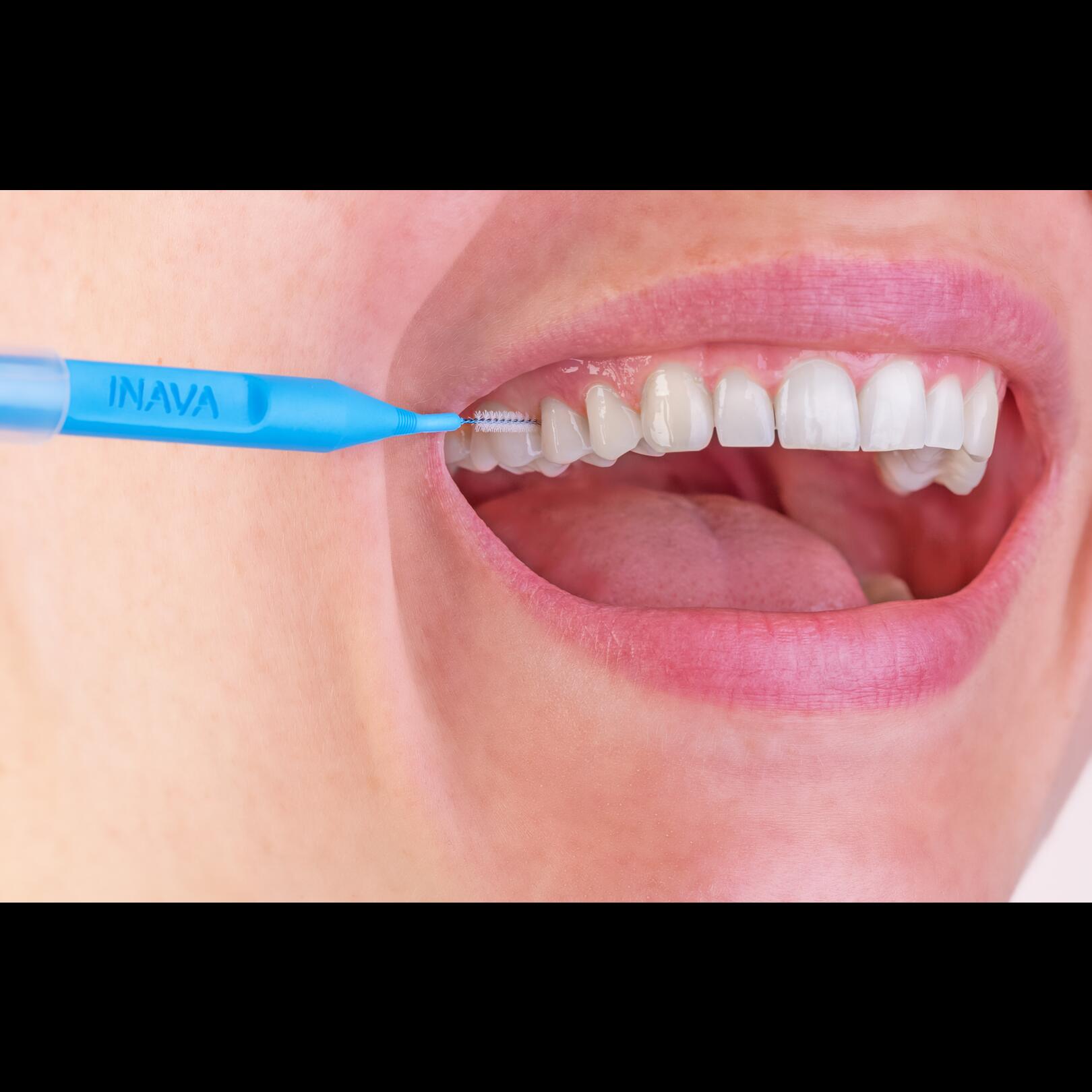 Inava MonoCompact bleue (ISO 1) - brossette interdentaire