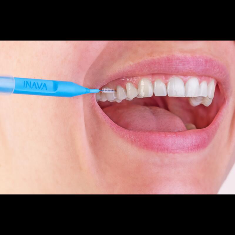 Inava MonoCompact bleue (ISO 1) - brossette interdentaire