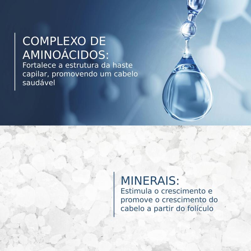 Champô antiqueda e crescimento