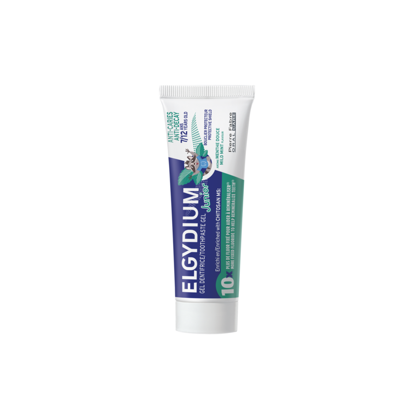 ELGYDIUM Junior Arôme Menthe douce 7/12 ans - dentifrice enfant