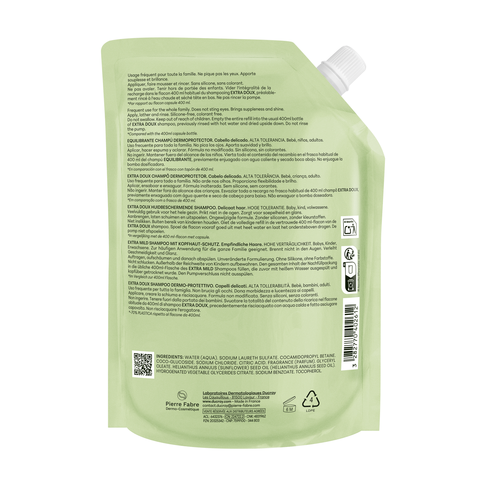 Shampooing dermo-protecteur