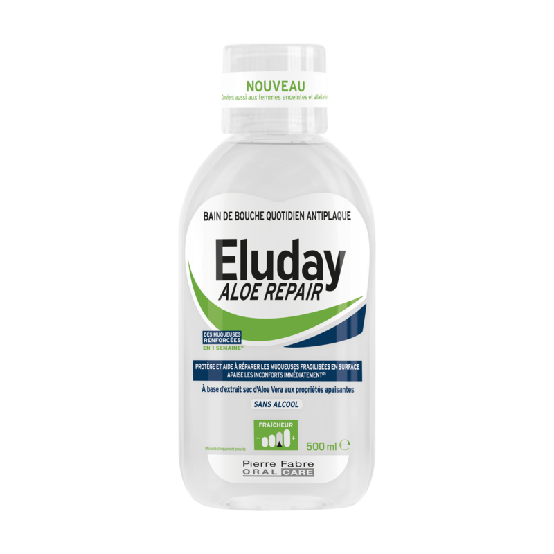 Eluday Aloe Repair - bain de bouche quotidien antiplaque
