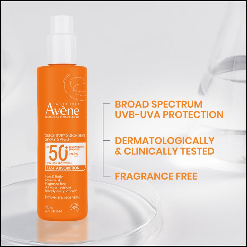 SUNSITIVE® SUNSCREEN SPRAY SPF 50+