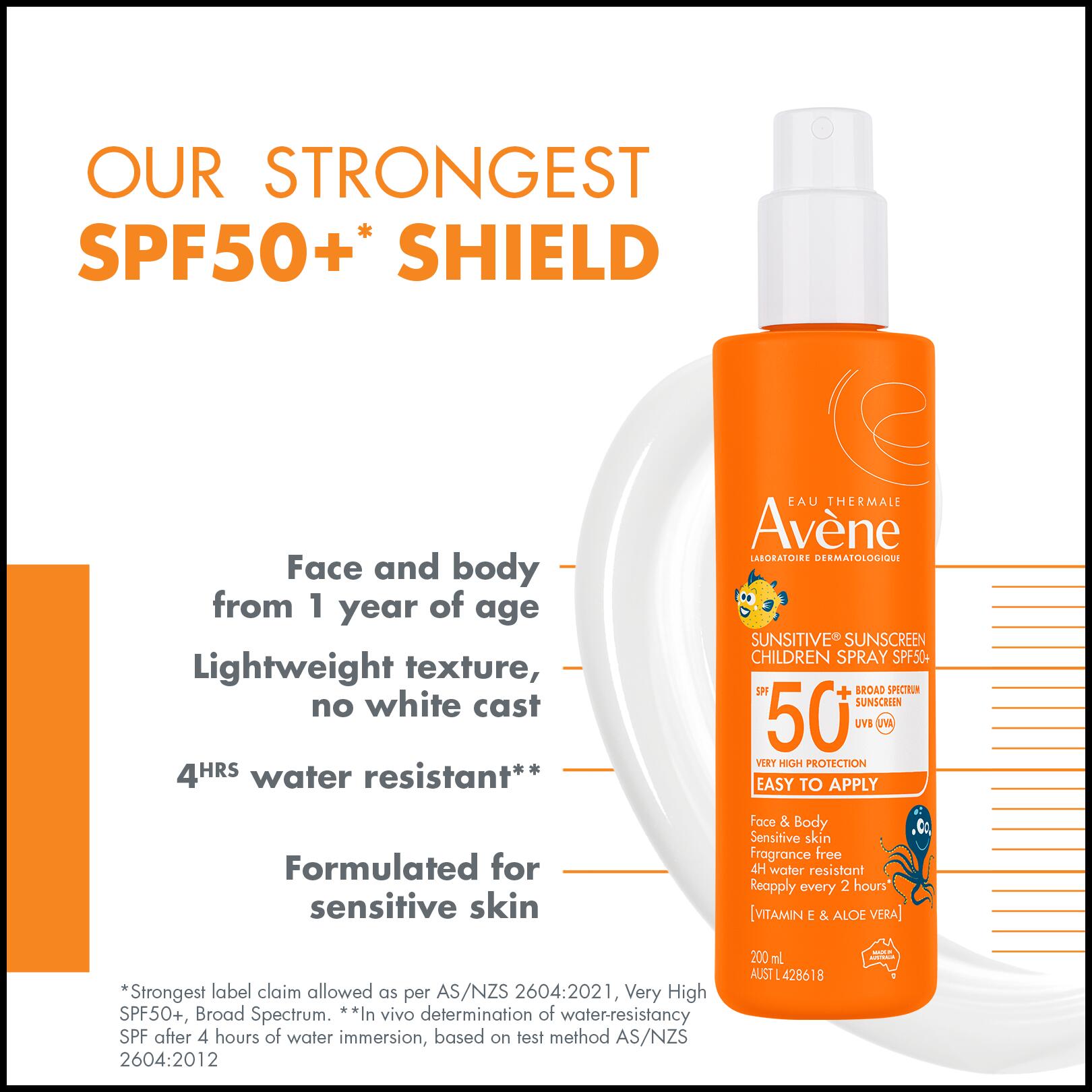 SUNSITIVE® SUNSCREEN CHILDREN SPRAY SPF 50+