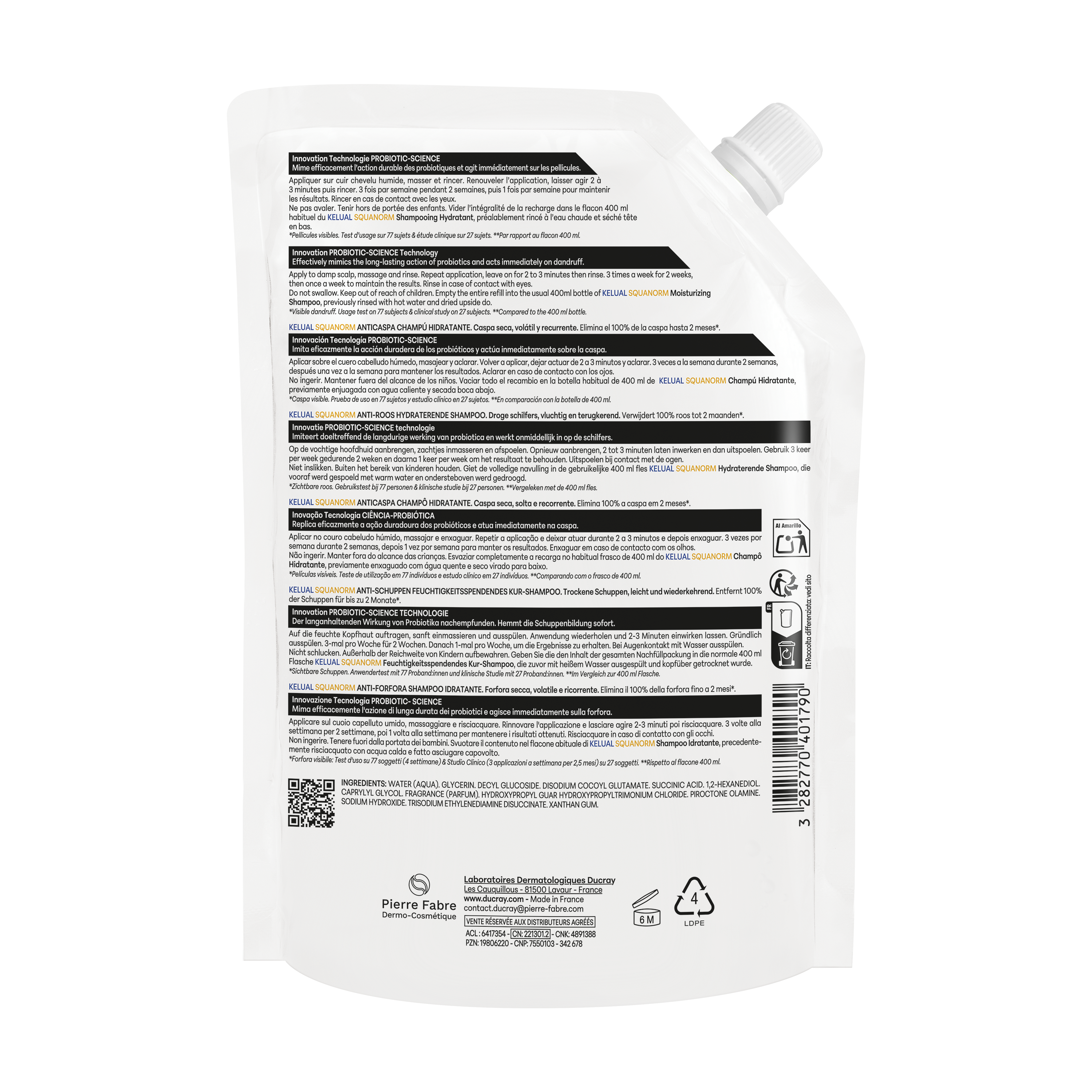 Shampooing Hydratant Anti-pelliculaire 