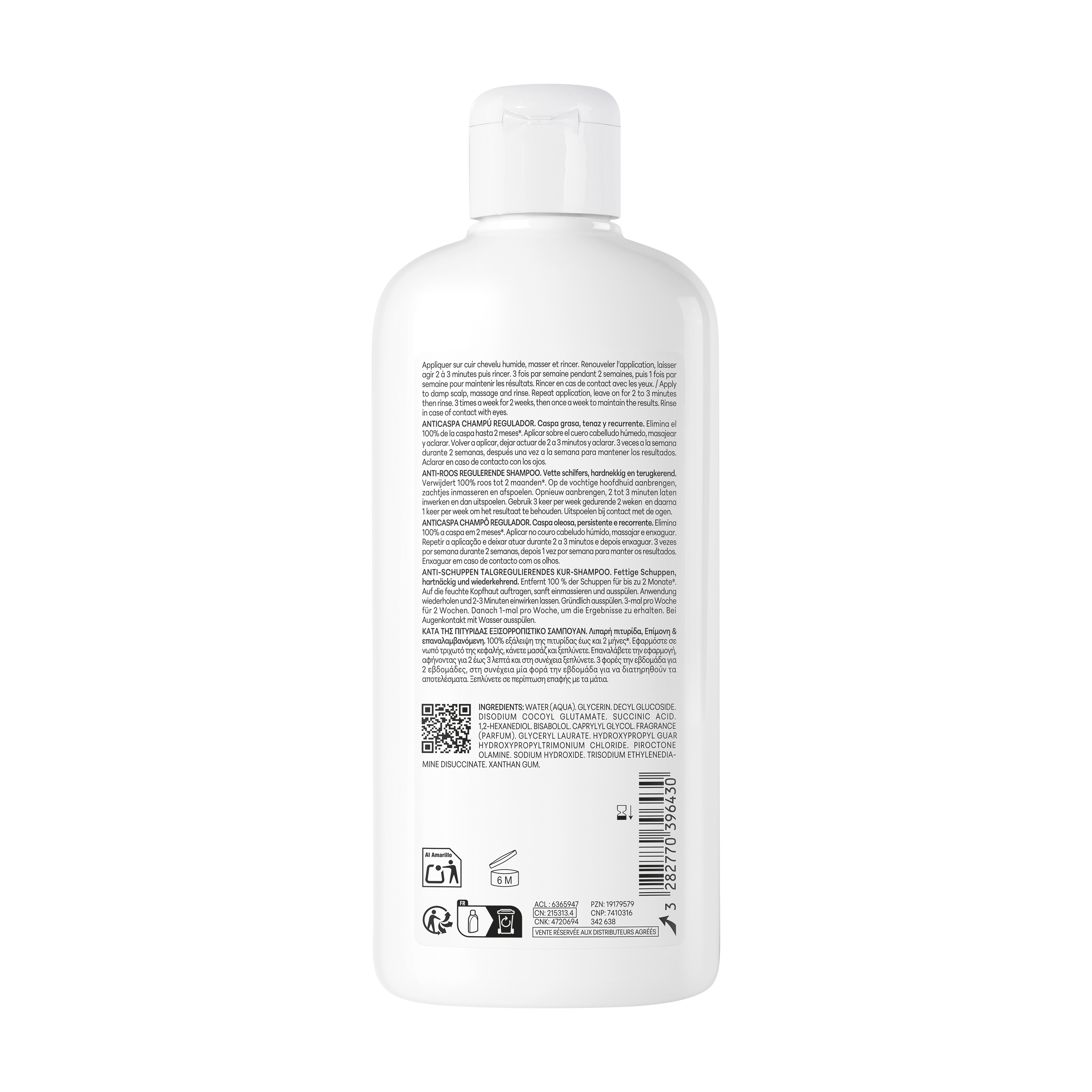 Shampooing Régulateur Anti-pelliculaire 