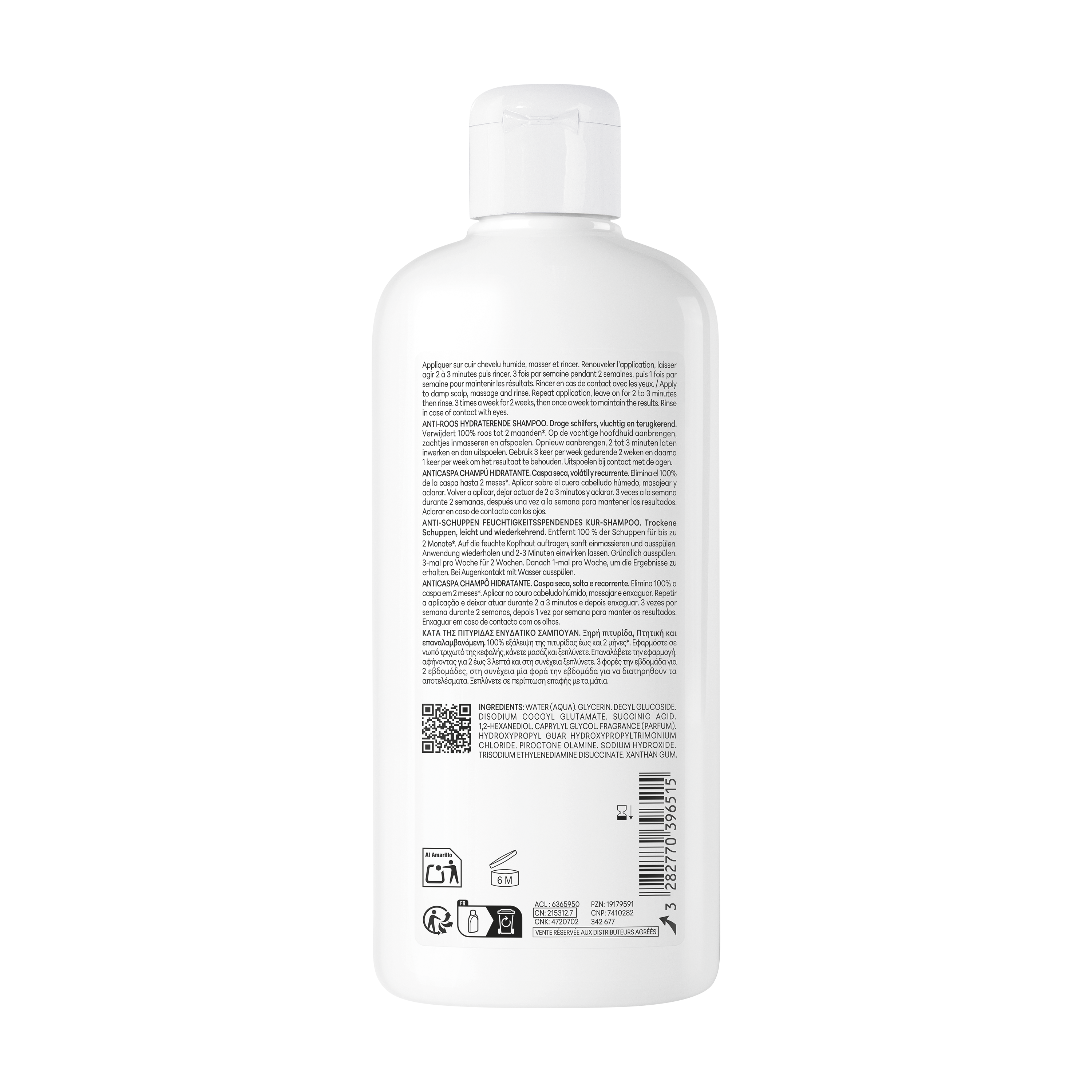 Shampooing quotidien anti-pelliculaire