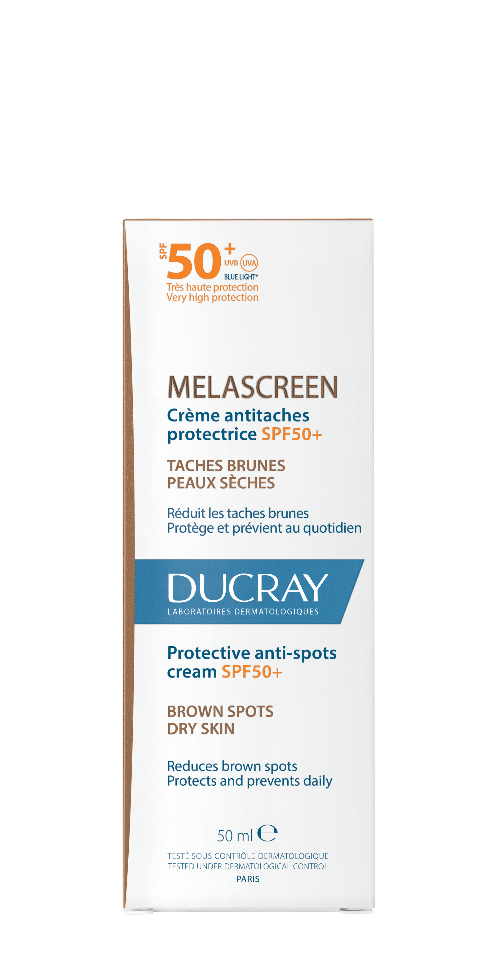 Crema protectora antimanchas SPF50+ 