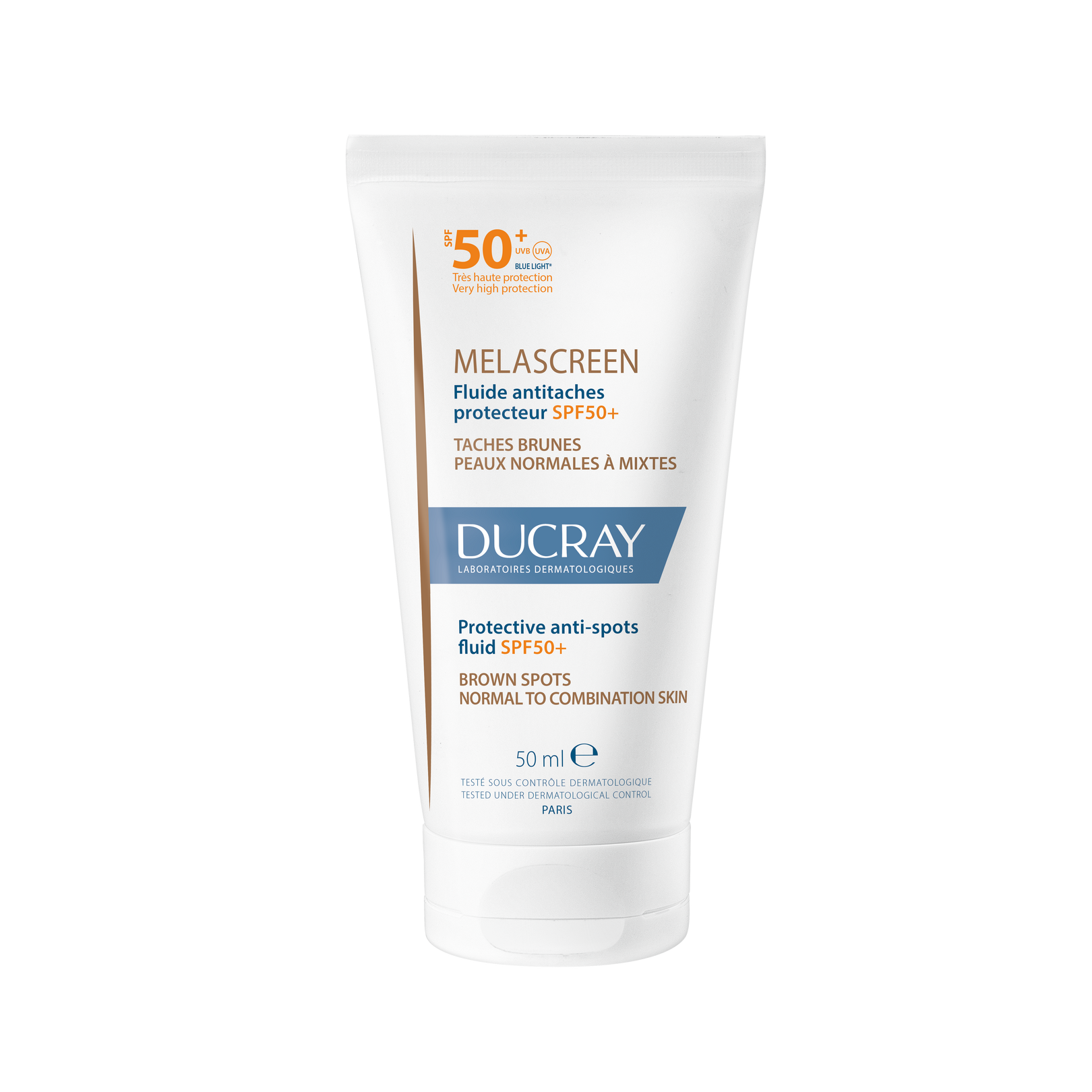 Fluid ochronny przeciw przebarwieniom SPF50+