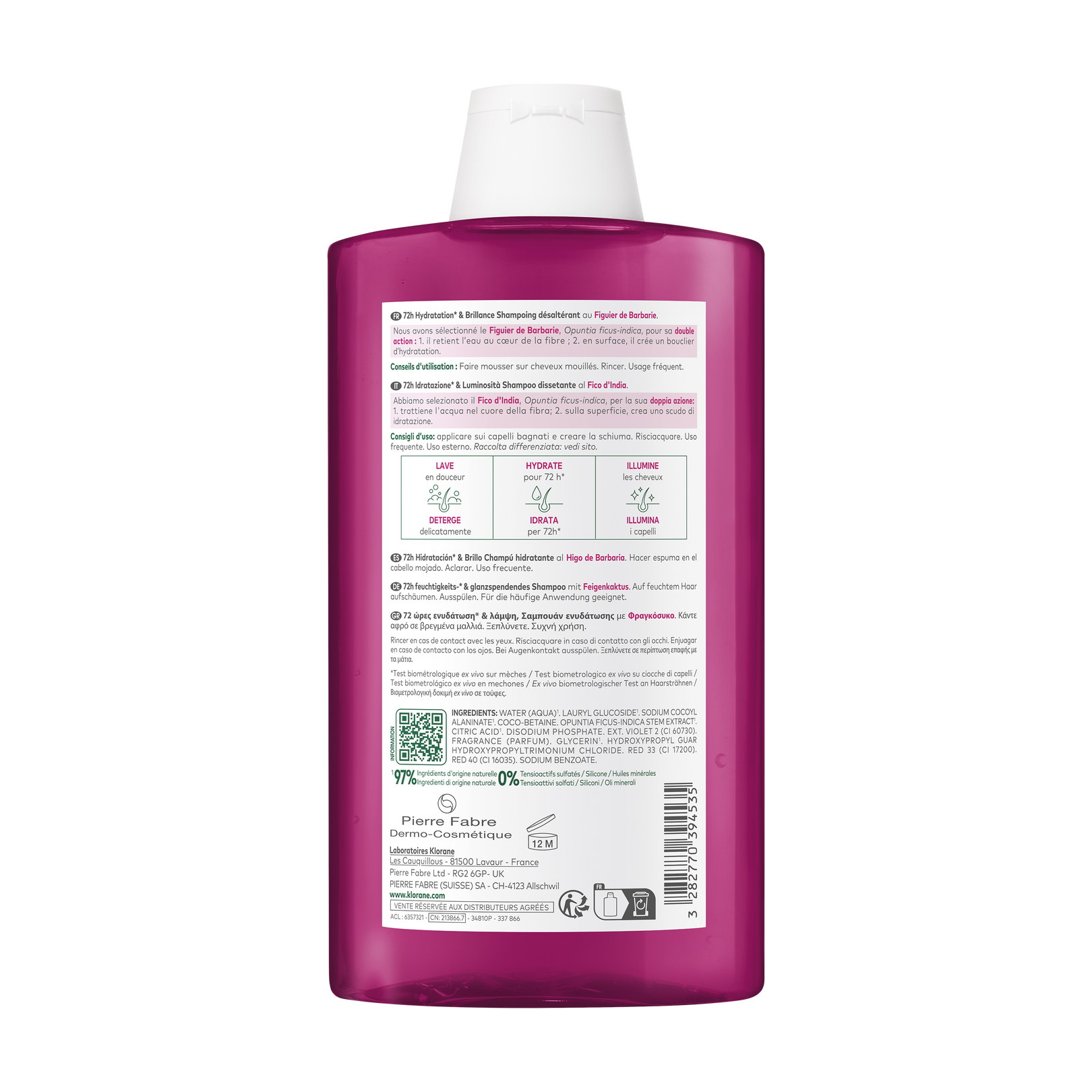 Champú Brillo & Hidratación al Higo de Barbaria