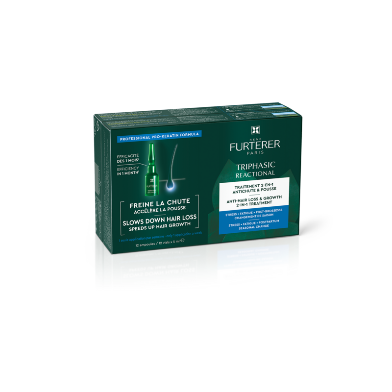 TRIPHASIC REACTIONAL - Trattamento 2-in-1 anticaduta & crescita - caduta reazionale
