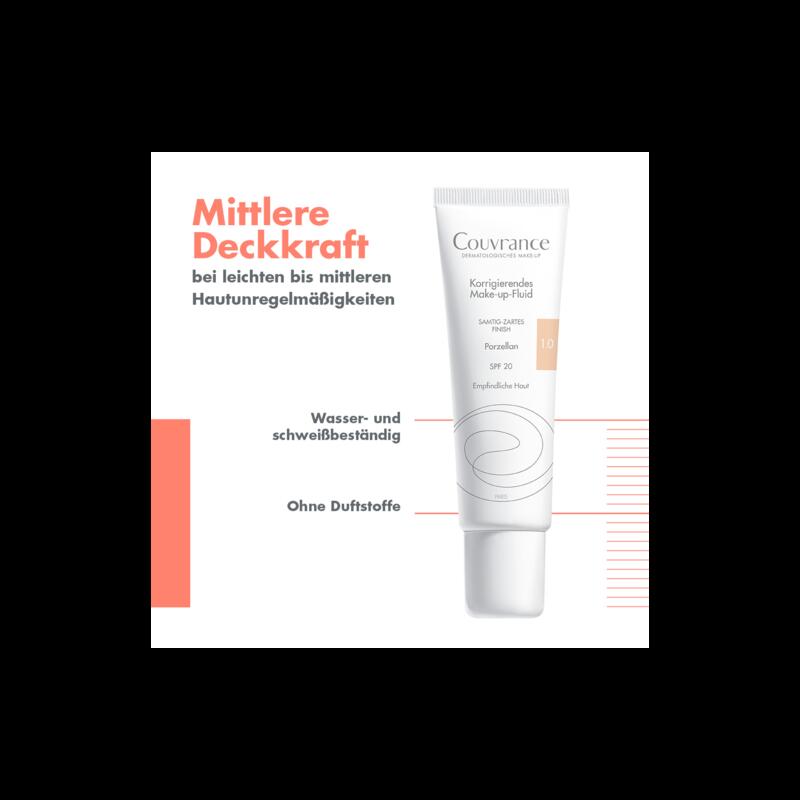 COUVRANCE Korrigierendes Make-up Fluid Porzellan