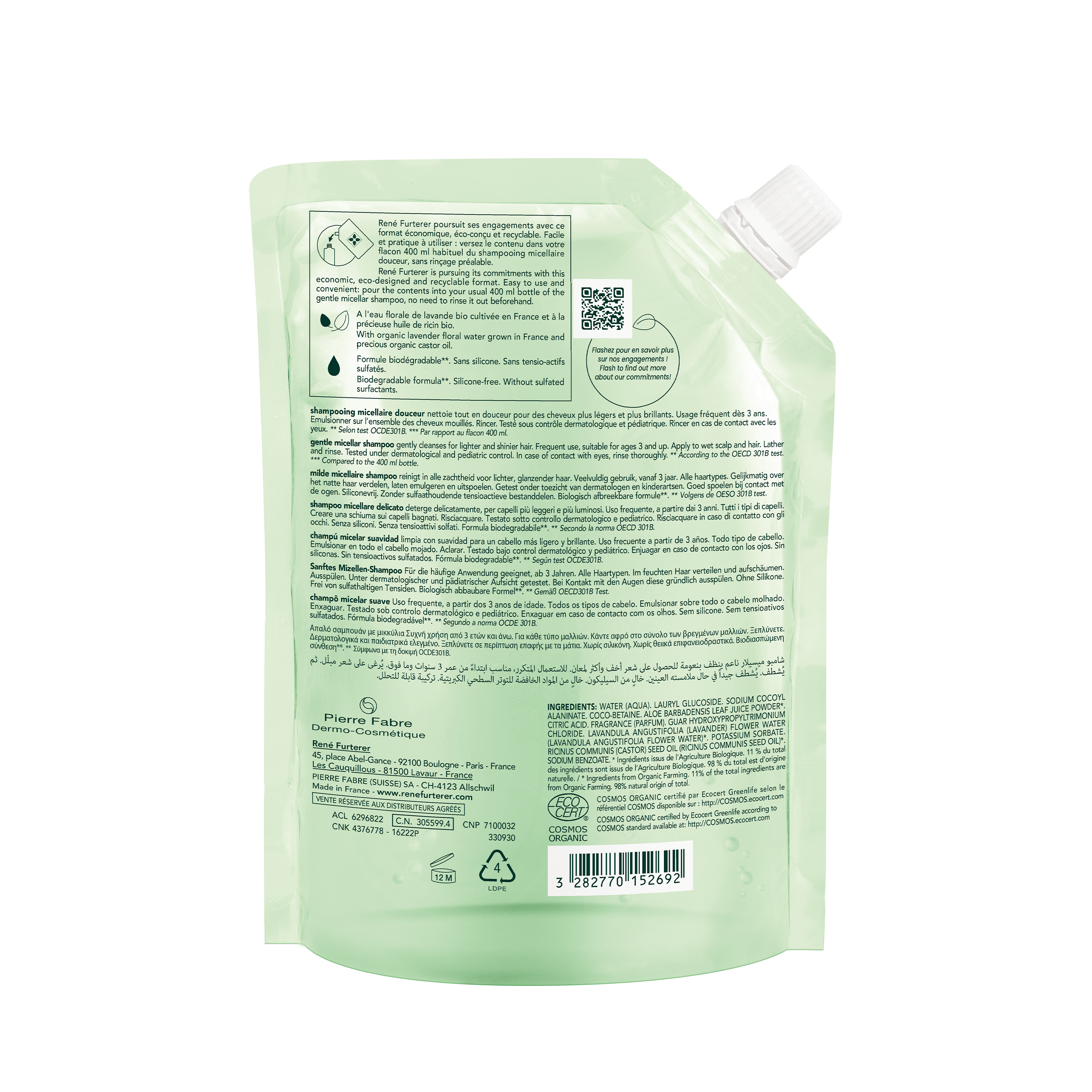 Shampooing micellaire douceur - Shampoing ultra doux sans sulfates