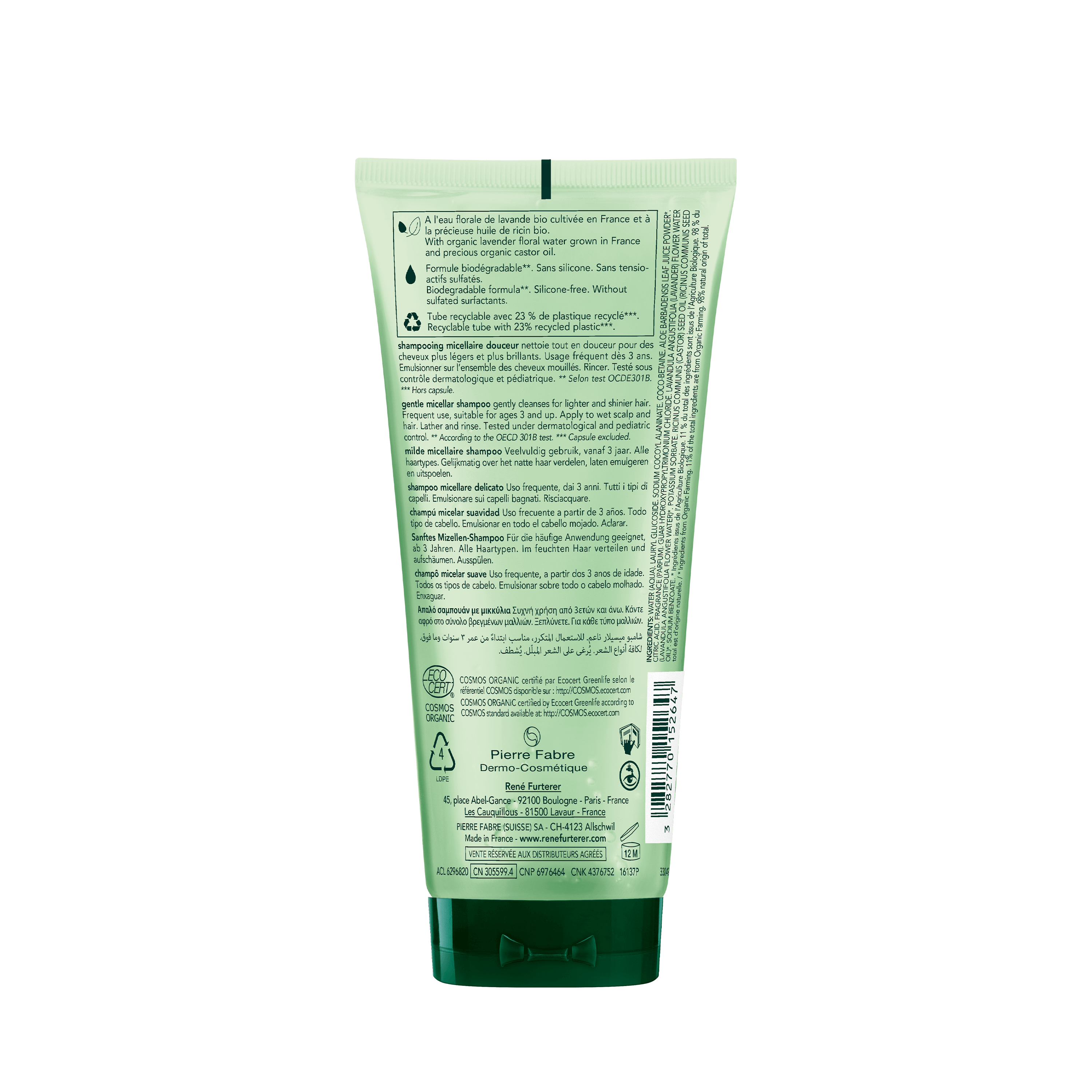 Shampooing micellaire douceur - Shampoing ultra doux sans sulfates