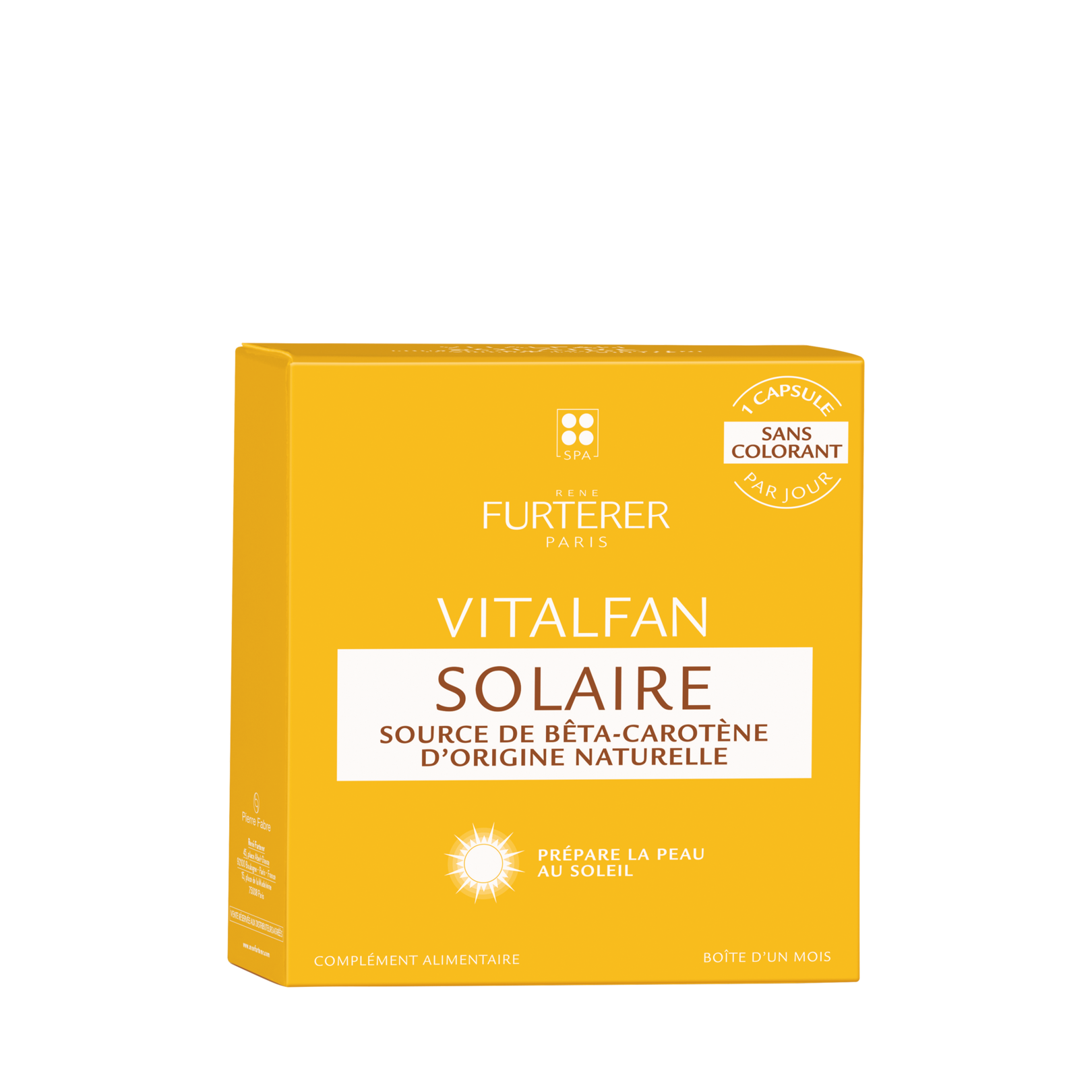 Complément alimentaire source de bêta-carotène