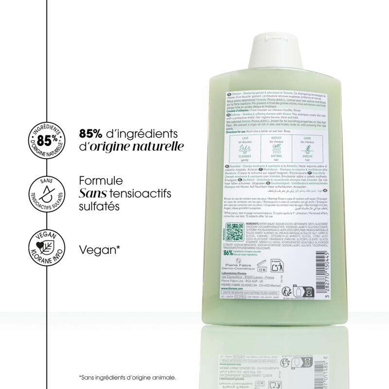 Shampoing Gainant à l’Amande — Tous types de cheveux