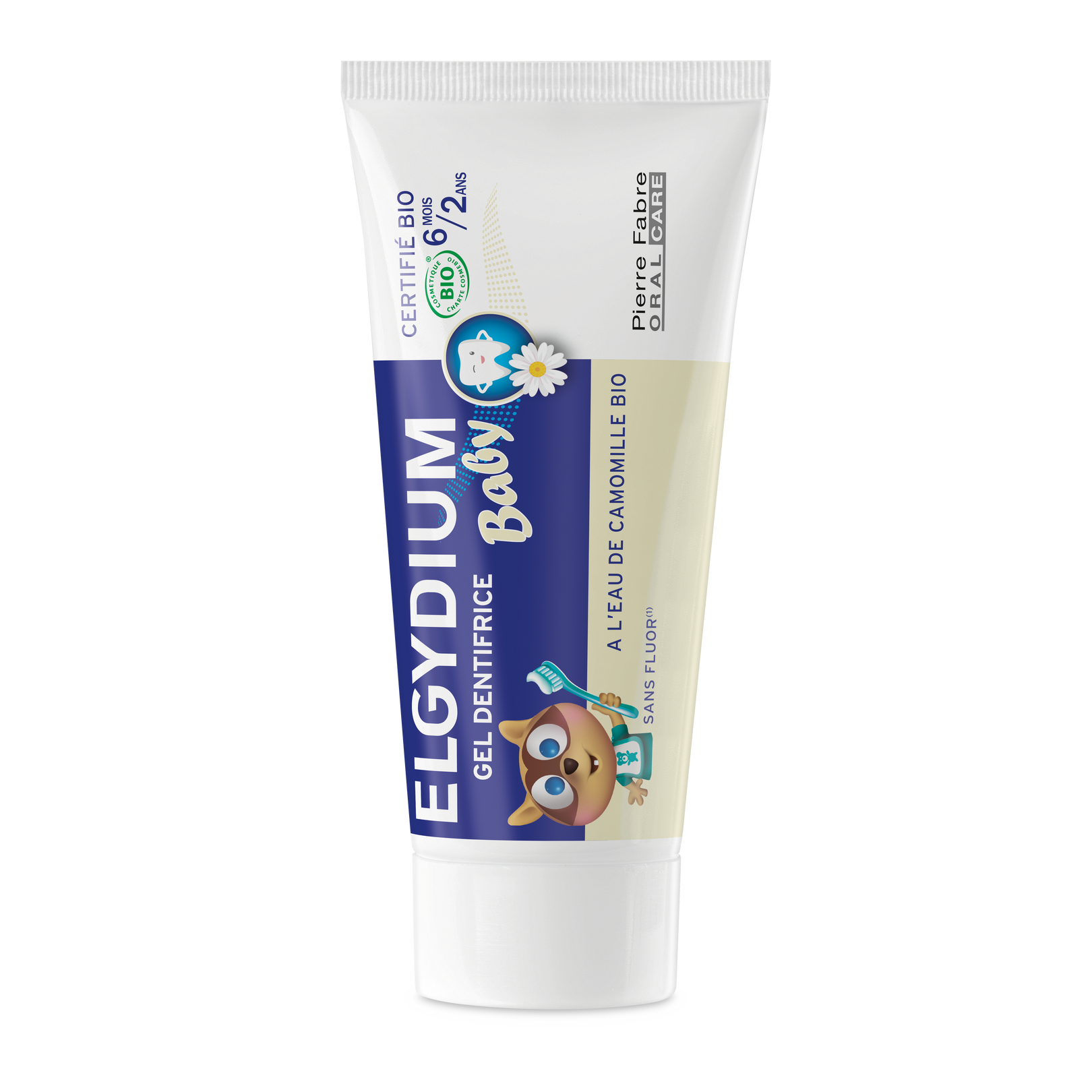 ELGYDIUM Baby - Dentifrice bébé 6 mois /2 ans - certifié BIO