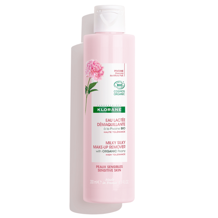 Soothing milky silky make-up remover with Organic Peony for Sensitive skin