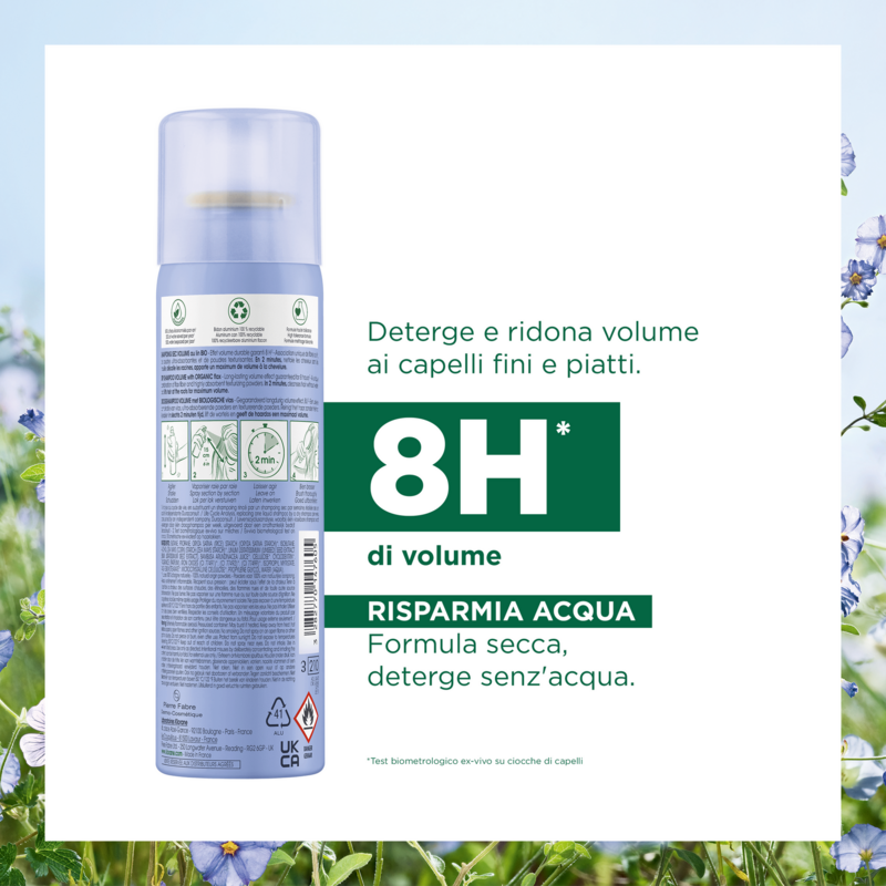 Shampoo secco Volume al Lino BIO