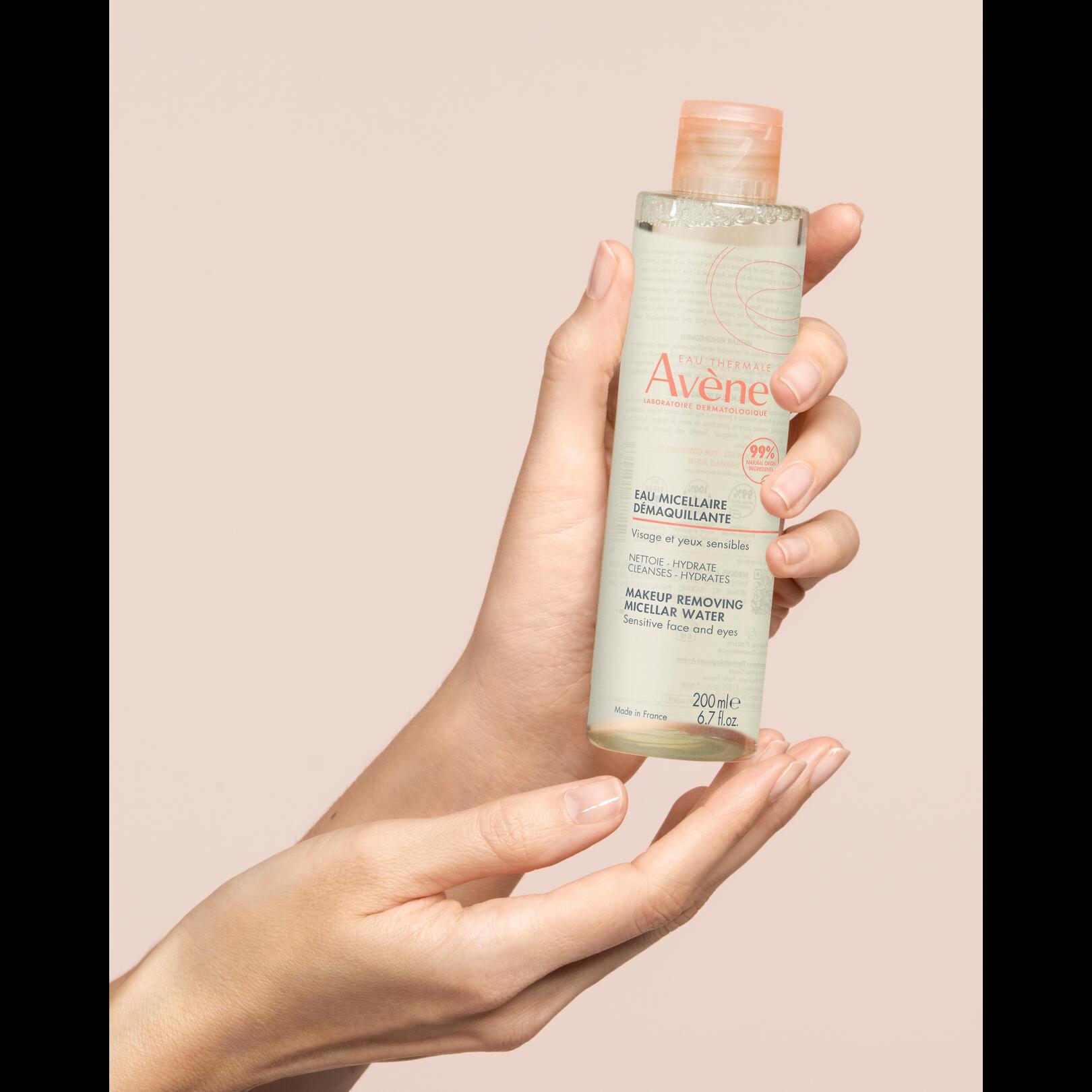 Micellar water makeup remover top