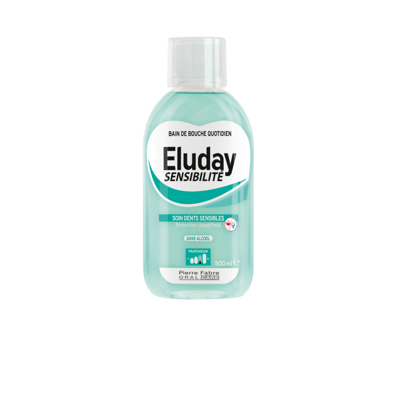 Eluday Sensibilité - bain de bouche quotidien soin dents sensibles