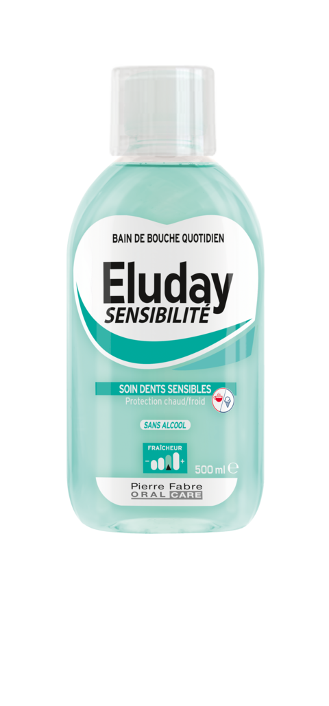 Ma routine sensibilité Eluday Sensibilité - bain de bouche quotidien soin dents sensibles