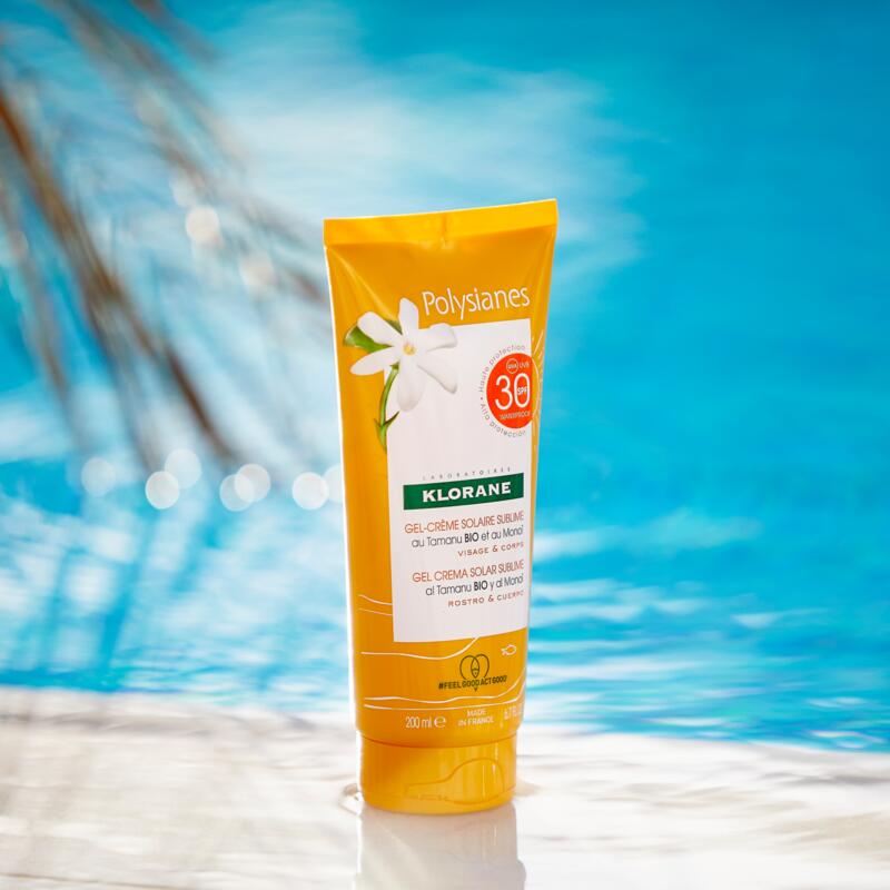Gel-crème solaire sublime SPF 30 au Monoï et Tamanu BIO